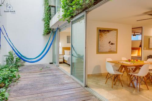 Gonzalo Guerrero Apartment | Aptartment with Patio, Rooftop & Pool Close to the Beach - Danzamar 2