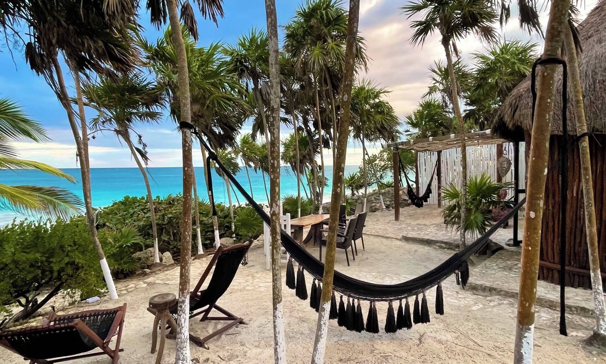 Ek Balam Village Cabin | Beautiful cottage in front of the sea. Tulum.