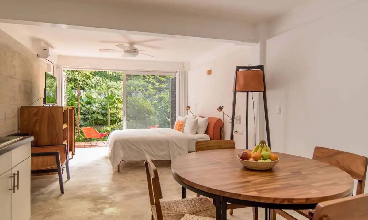 Tulum City Center Apartment | Comfy Studio with Great Design and a Big Terrace