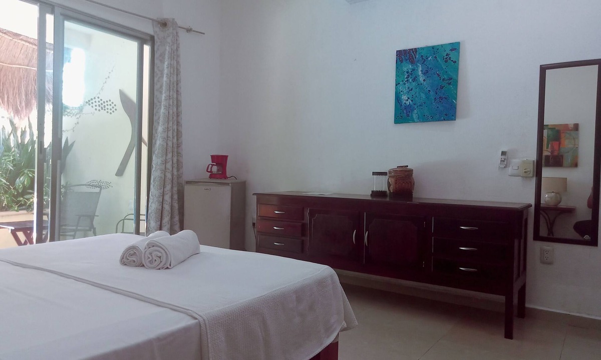 Tulum City Center Hotel | Esplendida habitación, cama grande, frente a la piscina, Tulum centro - Malinche