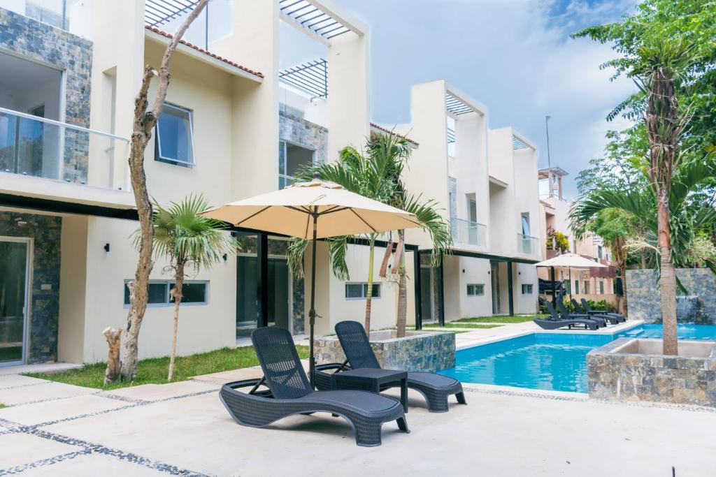 Puerto Aventuras Apartment | Increíble estudio en Puerto Aventuras, Condominio con alberca # 201
