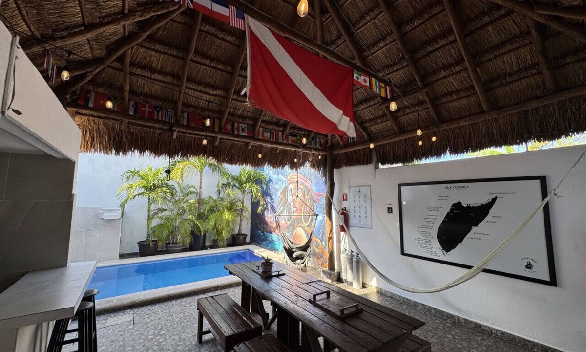 Colonia Adolfo Lopez Mateos Hotel | La Perle Noire | JR - Terasse et Piscine