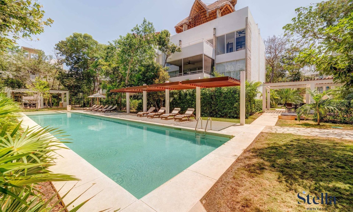 Zama Apartment | Private Jungle Retreat: Pool, Gym, Beach & Ruins
