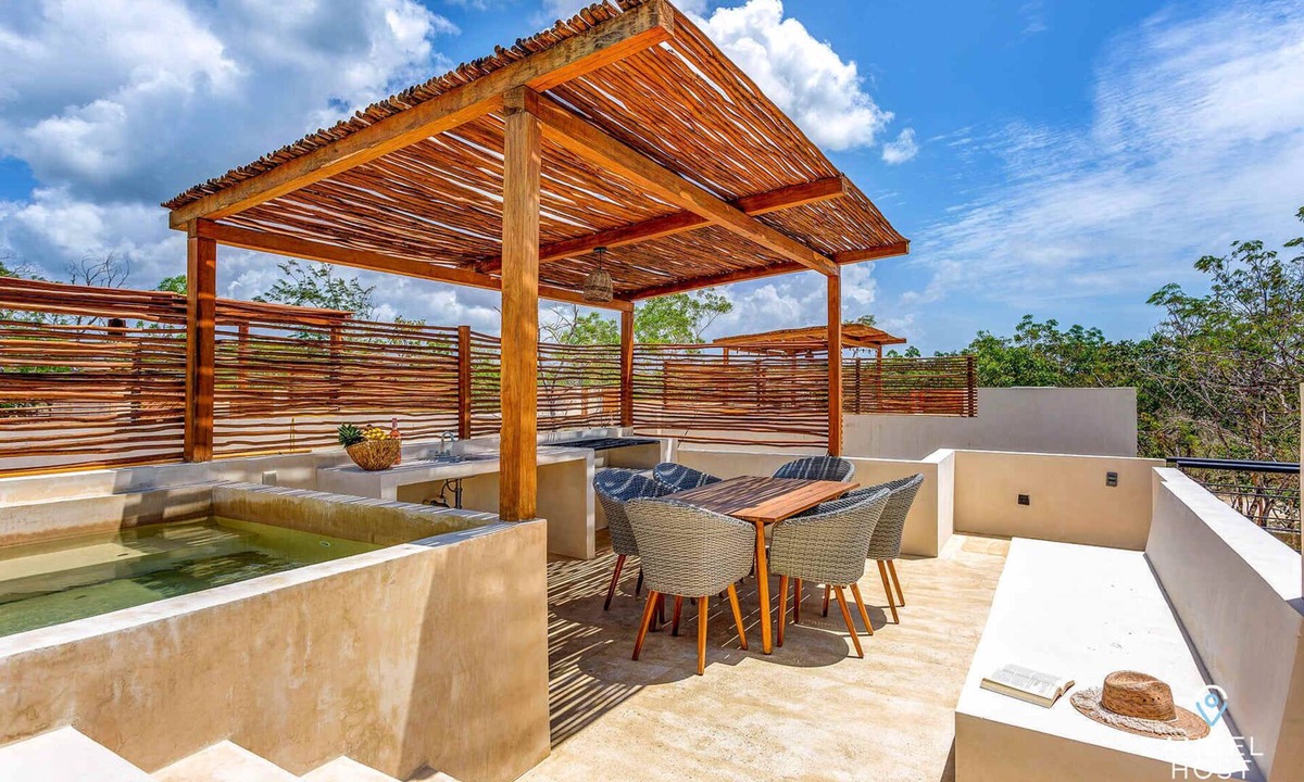 Tulum Villa | Private Roof Terrace Pool Lounge, 2 Cenotes Onsite