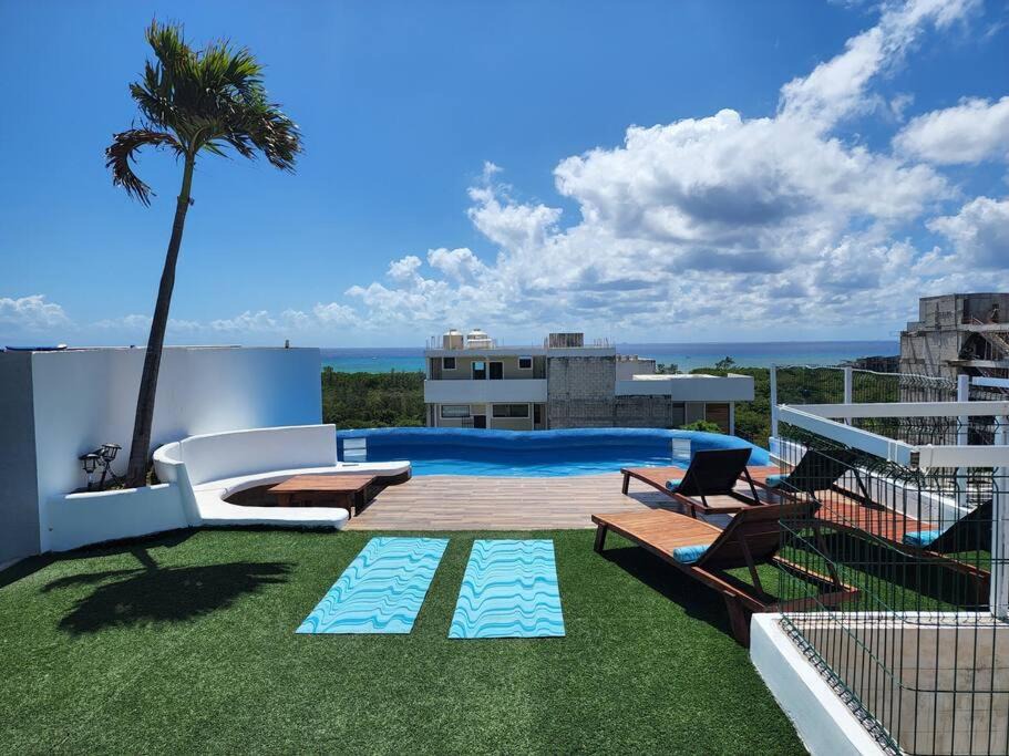 Luis Donaldo Colosio Apartment | Studio near to the beach and ocean view pool roof 102