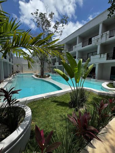 Tulum Apartment | Tulum Jungle loft with Pool and rooftop near Beach and Cenotes and dowtown! Fast WiFi! Perfect for Expats