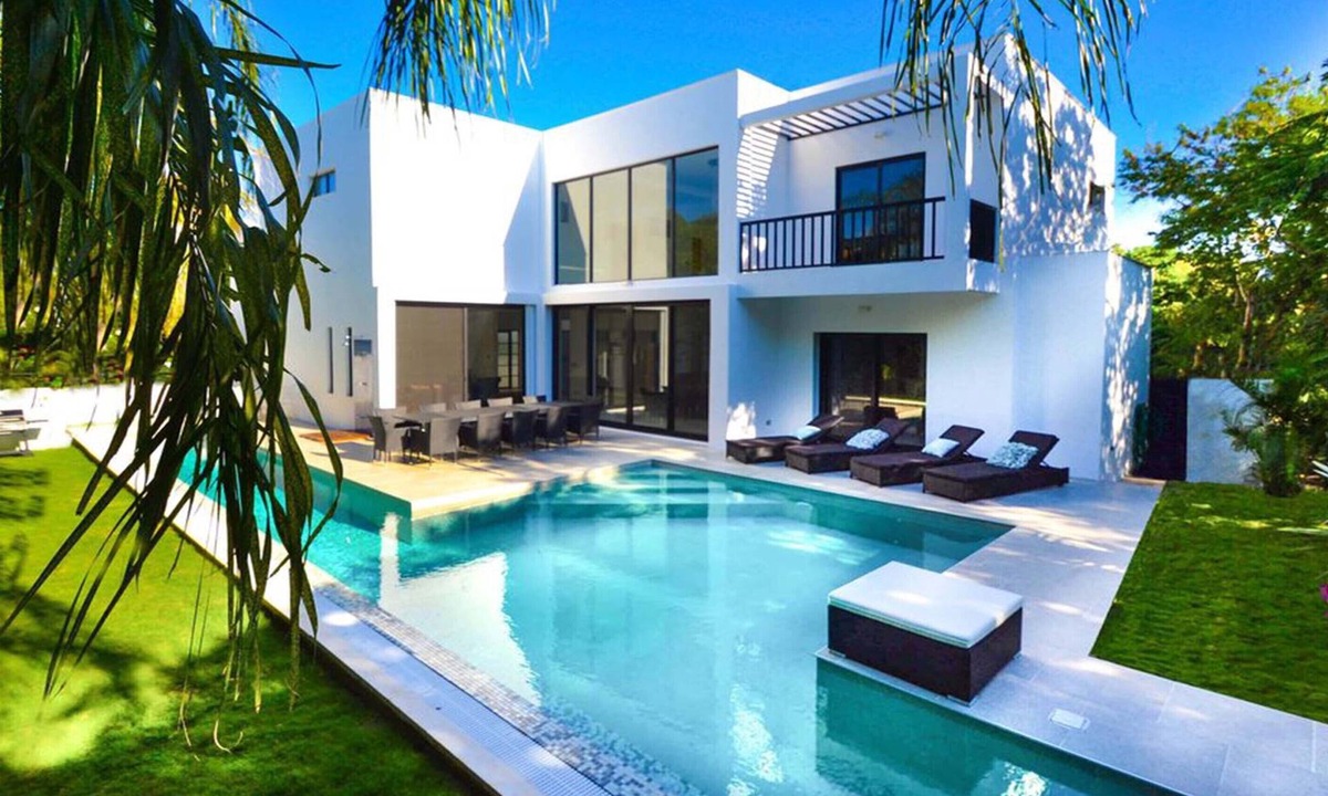 Playacar Villa | Villa Pearl private pool 5 min walk to the beach 8 min walk to 5th Avenue