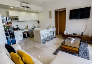 Lovely 1 Br apartment, 3 Blocks To Mamita's, Roof Pool Views, Bbq