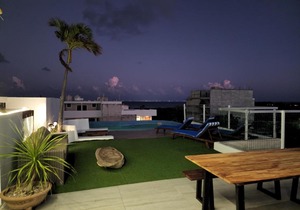 Ocean and city view rooftop, apartment 2BR 201