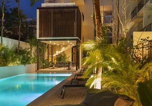 Studio for 4 w/terrace and pool access @ ARUNA