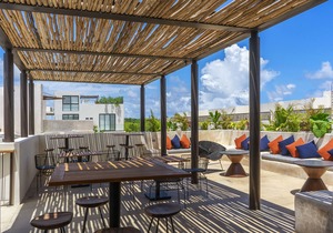 Studio for 4 w/terrace and pool access @ ARUNA