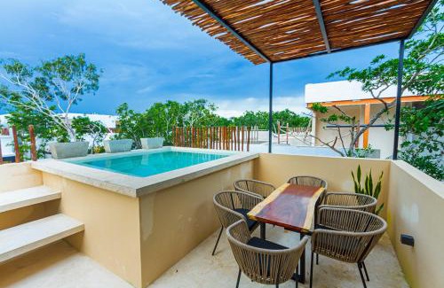 Ek Balam Village House | Amazing 3Br & Private Patio With Pool in Mun 32 Tulum