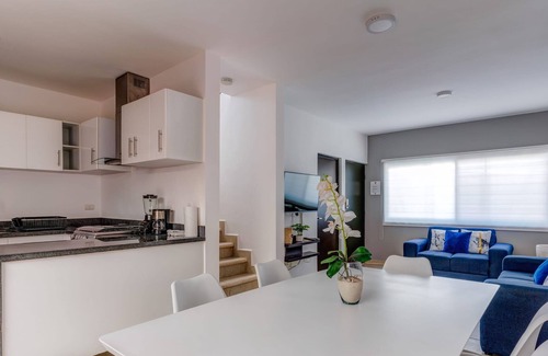 Puerto Juarez Apartment | Comfortable Family Retreat: Pool, BBQ & Playground