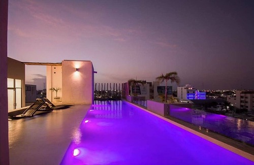 Zazil-ha Apartment | "El Nómada" ~ROOFTOP POOL~ Peaceful but Close to It ALL ~ Walk to Beaches & 5ª
