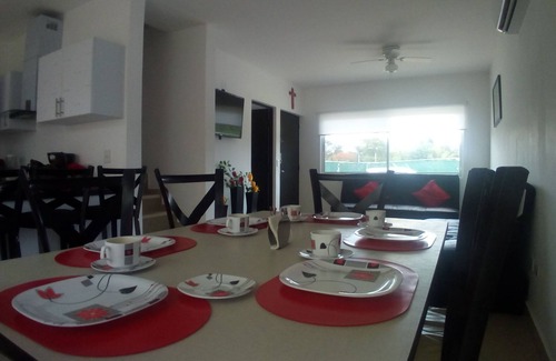 Puerto Juarez House | House in condo with pool and security 24 hours, 5 min from the beach, 300 mbps