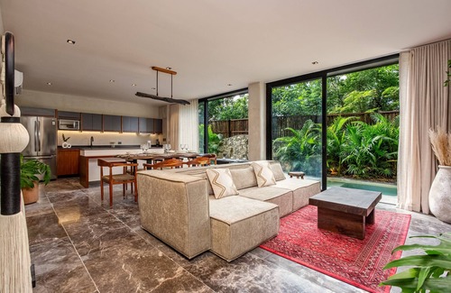 Playa Paraiso Condo | Lux 2BR Jungle Stay | Private Pool | 3min to Beach