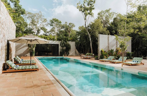 Tulum House | Luxury Private House w/Pool & Tennis Court, Secluded Jungle Setting near Tulum