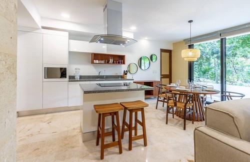 Akumal Apartment | Modern Retreat | Pool | Gym | Near Akumal Beach