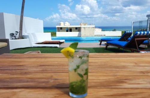 Luis Donaldo Colosio Apartment | Ocean and city view rooftop, apartment 2BR 201