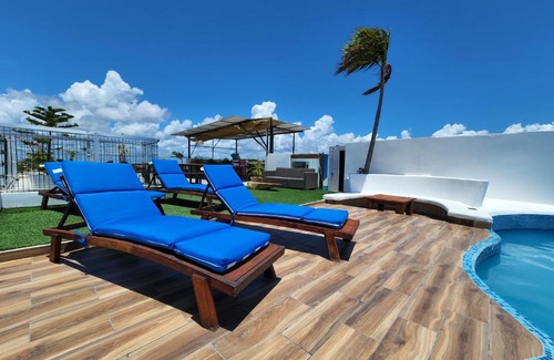 Luis Donaldo Colosio Apartment | Ocean and city view rooftop, apartment 2BR 201