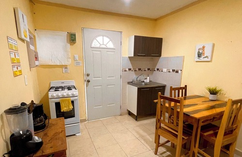 Centro - Supmza 001 Apartment | Private studio for 3 guests. A/C, Wi-Fi, TV, equipped kitchen. Steps from the beach.