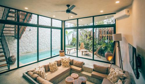 Tulum City Center Villa | Round Luxury Jungle Villa Priv Pool-Concierge 4A