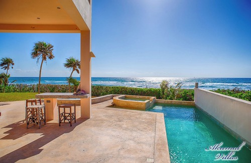 Akumal Villa | Stunning Oceanfront Contemporary villa close to Akumal!