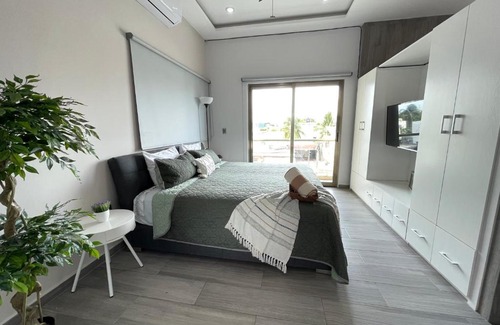 Centro Apartment | Suite con alberca, gym, sauna a pasos de la playa