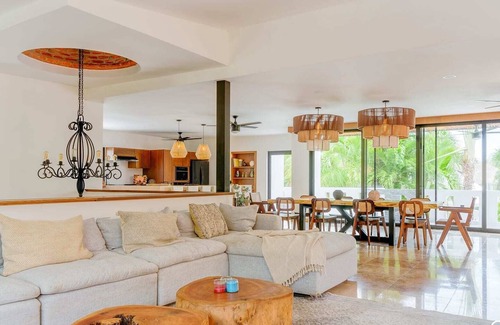 Playacar Fase I House | Villa w/Private Oceanview Roof Pool Steps to Beach