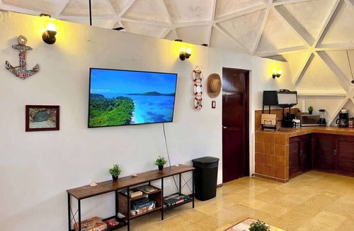 Chuburna Puerto Apartment | 1 Street from the beach w/Pool, Rooftop Bar & A/C