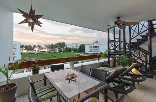 Costa Maya Condo | 2-Floor/Elevator Penthouse Unit with Panoramic Ocean Views