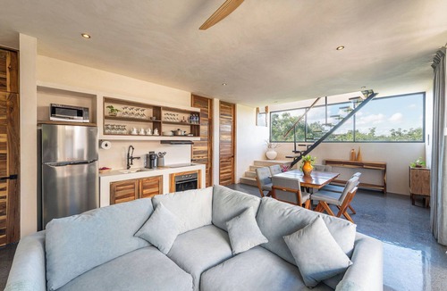 Tulum Apartment | 3-Bed Penthouse Private Rooftop Pool Terrace Jetted Dip Pool