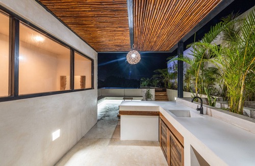 Tulum Apartment | 3-Bed Penthouse Private Rooftop Pool Terrace Jetted Dip Pool