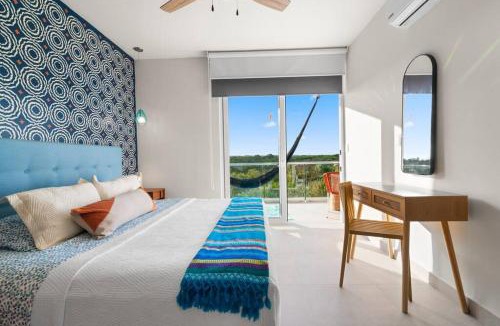 Akumal House | 3 bedroom luxury condo next to beach & pools, ac and internet