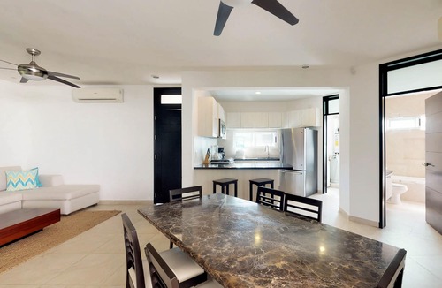 Playa del Carmen Apartment | Air-conditioned condo with strong WiFi, pool, river pool & tropical gardens