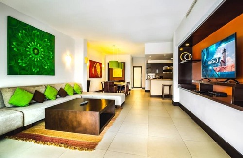 Downtown Condo | Aldea Thai Private pool penthouse with ocean view and huge terrace Beach access!