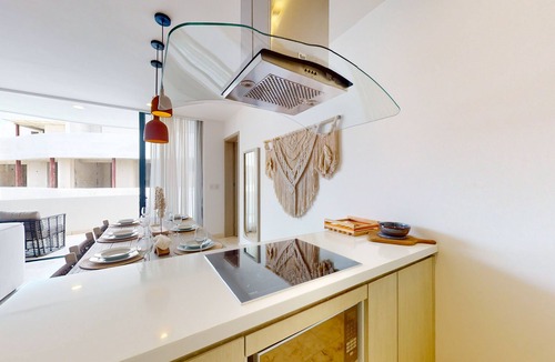 Zama Apartment | Aldea Zama condo with rooftop pool, private balcony, & great location