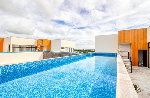 Zama Apartment | Aldea Zama studio with on-site pool - walk to shopping & dining