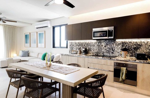 Puerto Morelos Apartment | Apt Jaribu: Ocean Views & Shared Pool