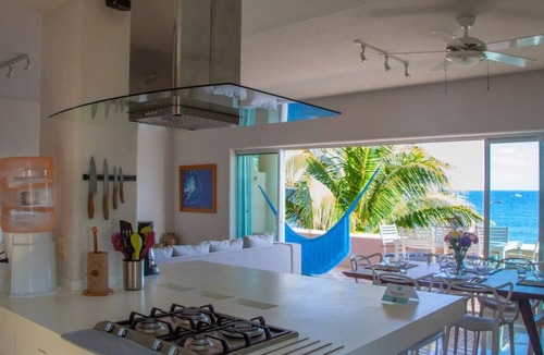 Puerto Aventuras Apartment | balcón frente al mar | acceso a playa a 500mts