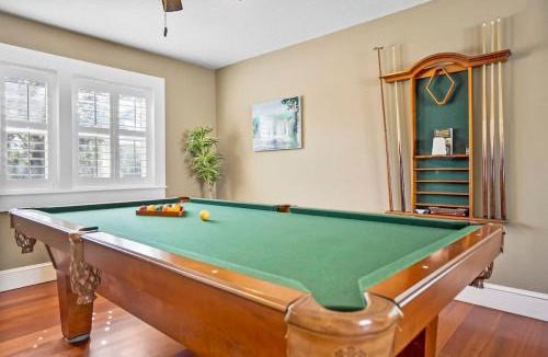 Vilano Beach House | Beach Home w Pool Golf Cart Game Room Dogs Ok