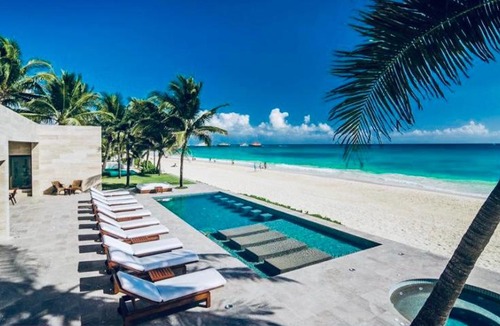 Playacar Fase I Villa | Beachfront All Inclusive Luxe Playacar Phase I - 7 BR.
