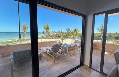 Telchac Puerto Condo | Beachfront condo in Progreso