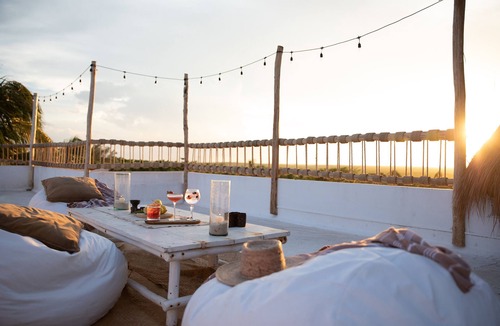 Zona Hotelera Villa | Beachfront Private Hotel W/full staff on the most tranquil beach in Tulum