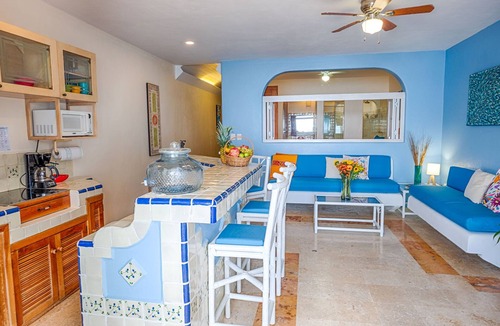 Akumal Condo | Beautiful beachside condo with Caribbean view! AC & WiFi included.
