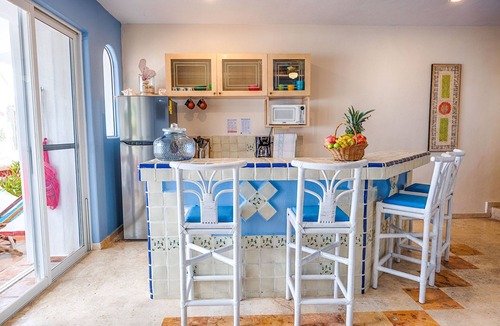 Akumal Condo | Beautiful beachside condo with Caribbean view! AC & WiFi included.
