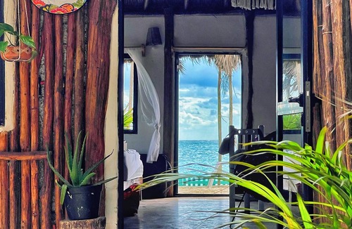 Ek Balam Village Cabin | Beautiful cottage in front of the sea. Tulum.