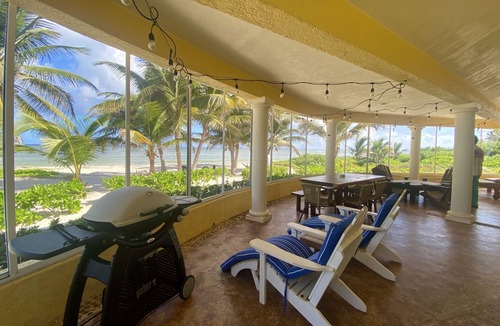 El Placer Villa | Beautiful home w/private white sand beach on the Caribbean; a/c in every room!