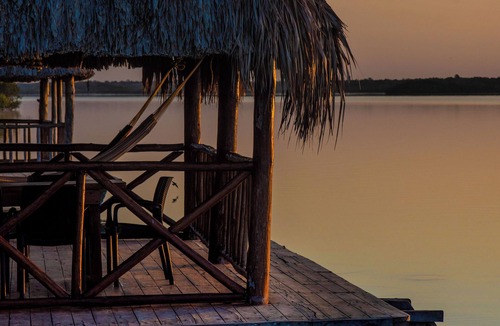 Pedro A. Santos House | Cabin located on the shore of the Laguna de los Siete Colores