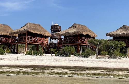 Merida Cabin | Casa Blanca where you can reconnect with nature & enjoy tranquility by the sea.